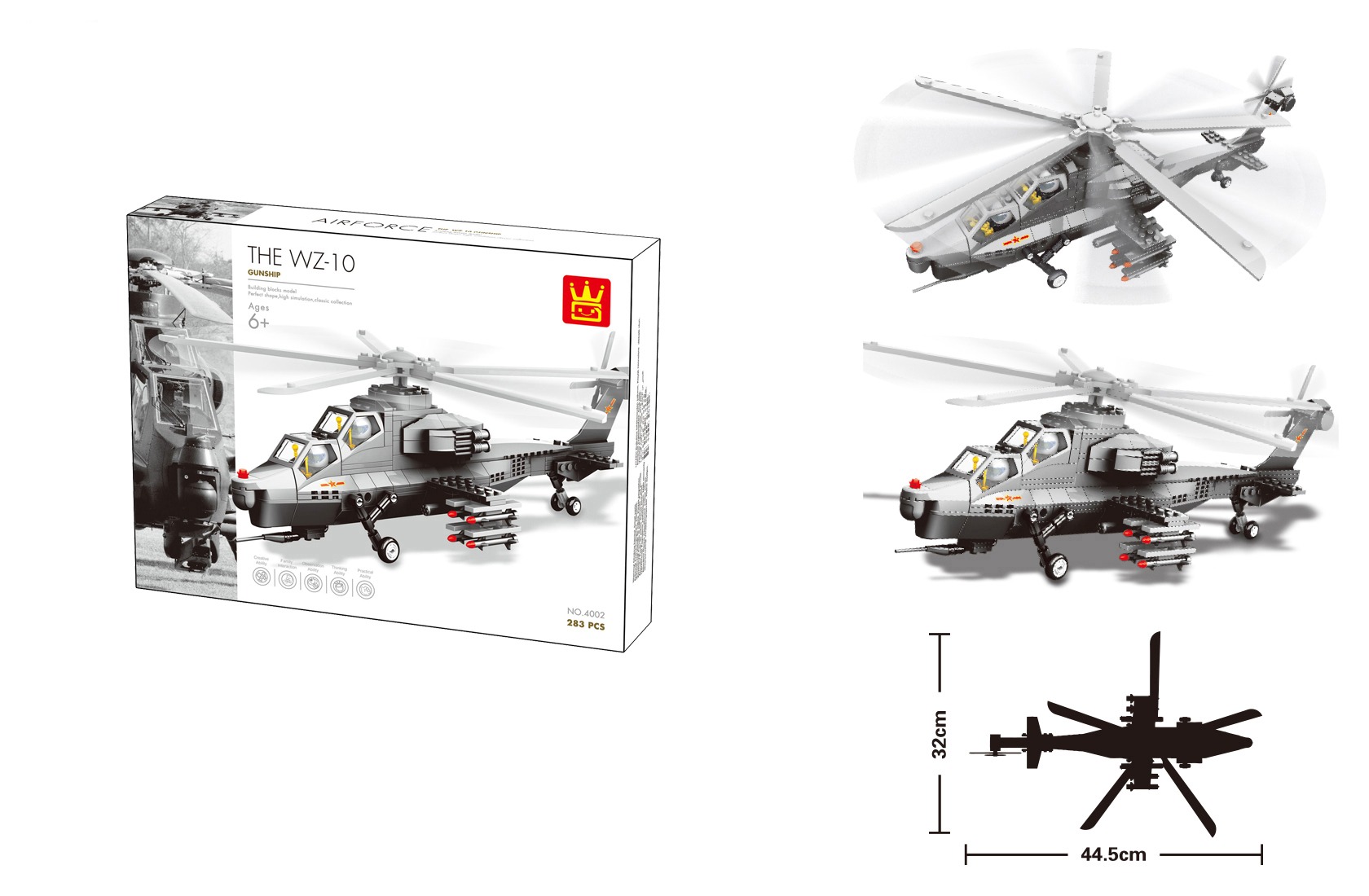 stavebnica vrtuľník